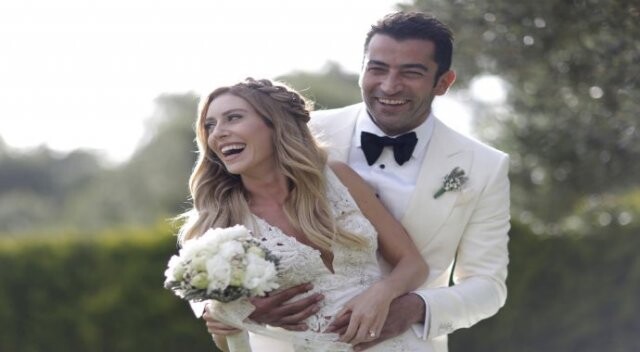 Kenan İmirzalıoğlu ve Sinem Kobal çiftinin düğününden ilk kareler!