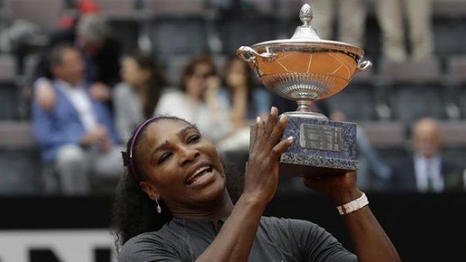 Roma Açık&#039;ta kupa Serena Williams&#039;ın oldu