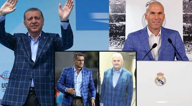 Sosyal medyada Zidane&#039;ın ekose ceketi konuşuluyor