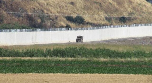 Suriye sınır hattında duvar örme çalışmaları bitti