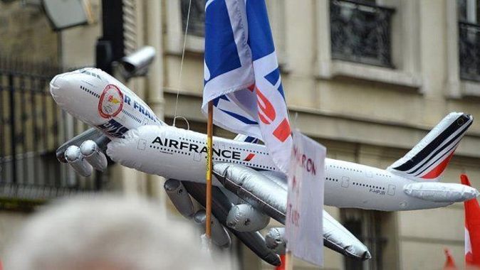 Air France pilotlarından EURO 2016&#039;nın 3. haftasında yeniden grev kararı