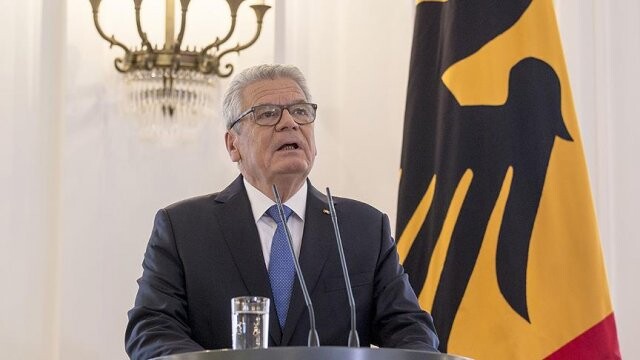 Almanya Cumhurbaşkanı Gauck protesto edildi