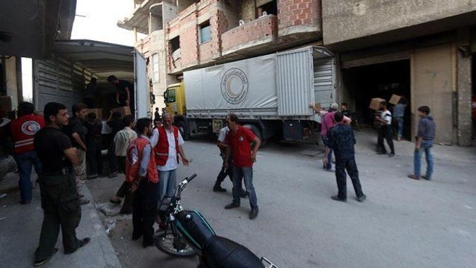 BM&#039;nin Suriye&#039;de insani yardımları devam ediyor