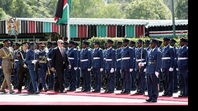 Cumhurbaşkanı Erdoğan Kenya&#039;da resmi törenle karşılandı