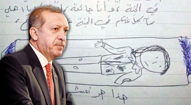 Cumhurbaşkanı Erdoğan, Suriyeli kızı andı