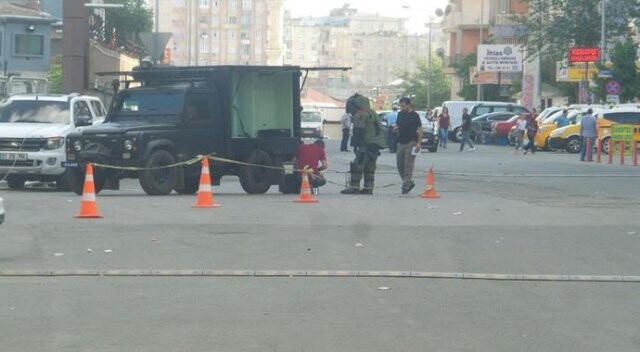 Diyarbakır Emniyet Müdürlüğü önünde bomba paniği