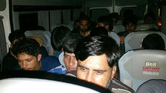 Edirne&#039;de 27 kaçak göçmen yakalandı