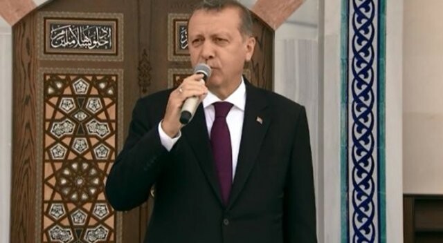 Erdoğan açılışını yaptığı caminin adını açıkladı