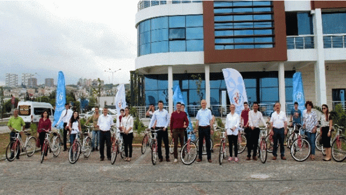 Halk sağlığından gençlik merkezlerine  20 bisiklet