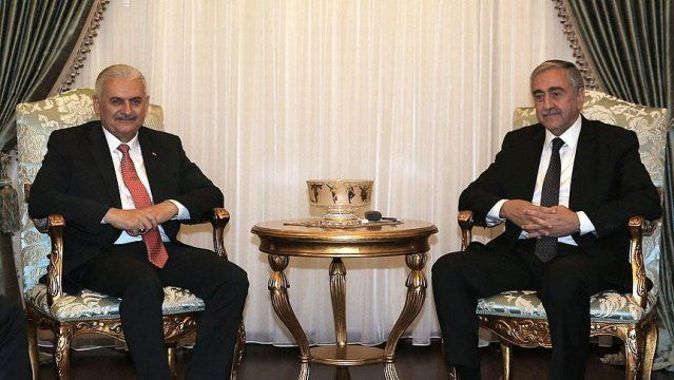 KKTC Cumhurbaşkanı Akıncı ile Başbakan Yıldırım görüştü