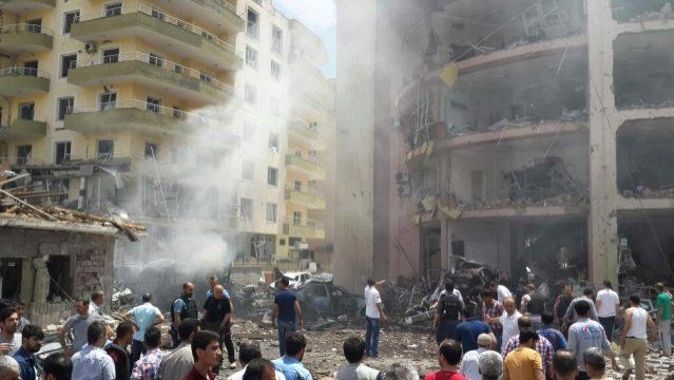 Mardin Emniyet Müdürlüğü önünde patlama