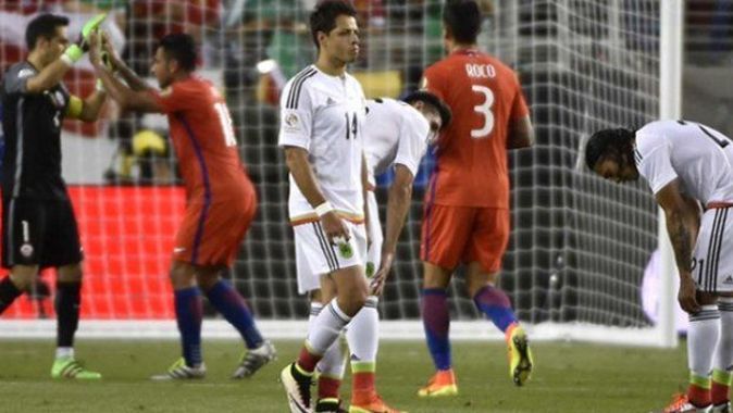 Şili, Meksika&#039;yı 7-0 yenerek yarı finale yükseldi