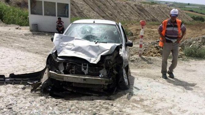 Tekirdağ&#039;da feci kaza, 1 kişi hayatını kaybetti