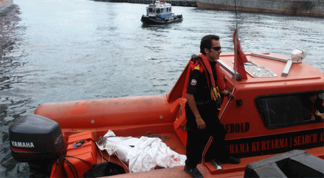 Çalışma sırasında denizde bir ceset bulundu