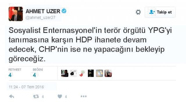 CHP ve HDP’nin çatısına tepki, terörist YPG’yi nasıl tanırsınız!