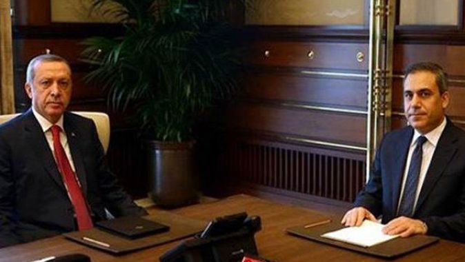 Cumhurbaşkanı Erdoğan, Hakan Fidan ile görüşüyor