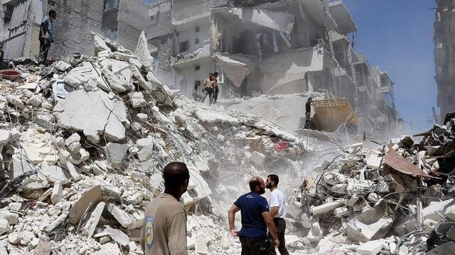 Halep&#039;e varil bombalı saldırı: 20 ölü, 25 yaralı