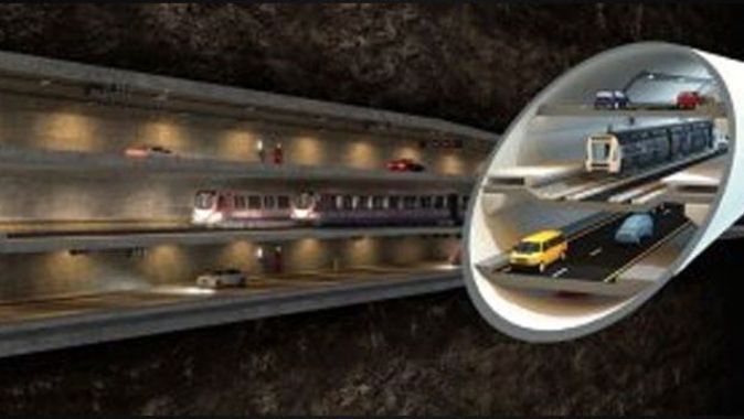İstanbul&#039;a 3 katlı tünel geliyor