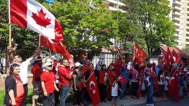 Kanada Müslüman topluluklarından Türkiye’ye destek