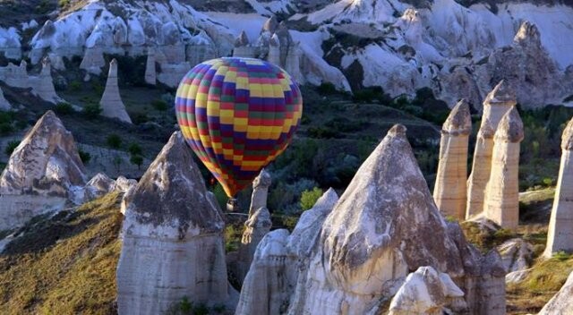 Kapadokya&#039;da balonlar havalanmadı