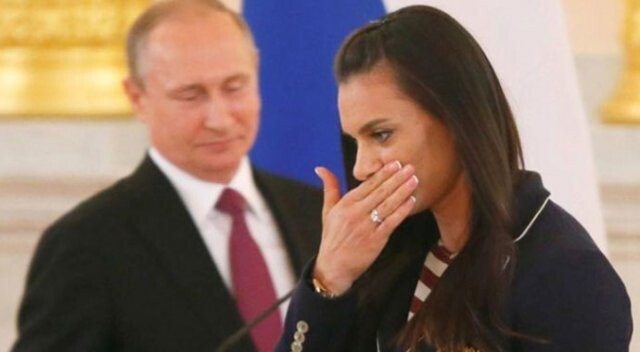 Putin isyan etti, sporcu ağladı