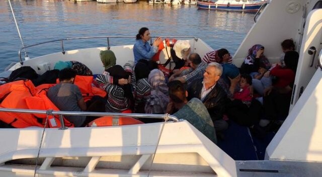 Sahil Güvenlik 22 göçmeni kurtardı