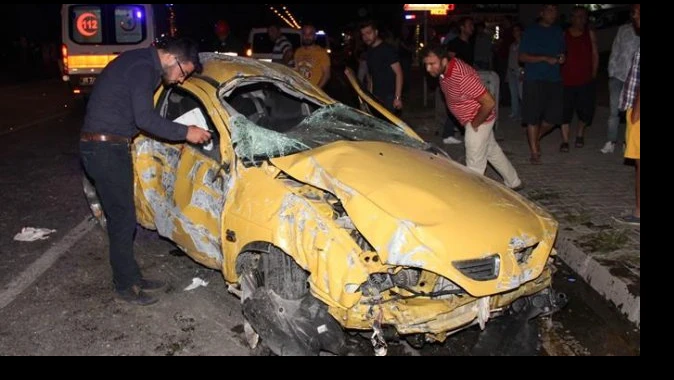 Samsun&#039;da otomobil takla attı: 1 ölü