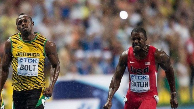 100 metrede Bolt ve Gatlin yarı finalde