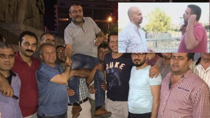 Atalay Demirci&#039;nin yüzüne tüküren muhabir omuzlarda