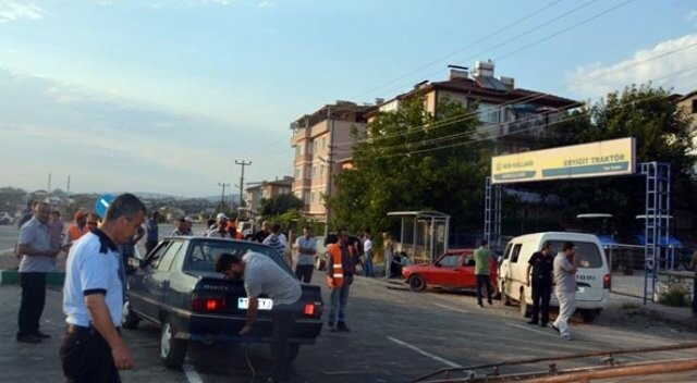 Bursa&#039;da zincirleme kaza, 4 yaralı var