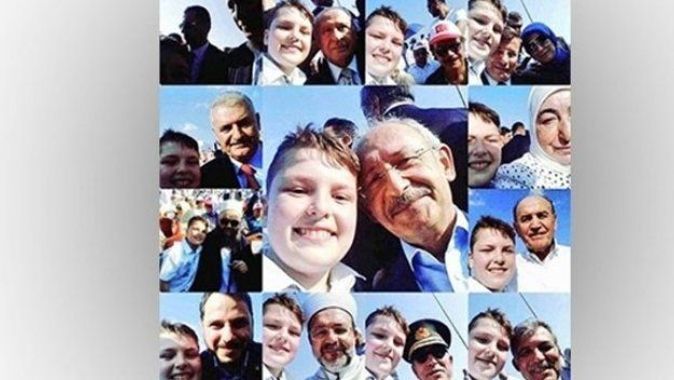 Bütün devlet adamlarıyla selfie çekilen minik fenomen