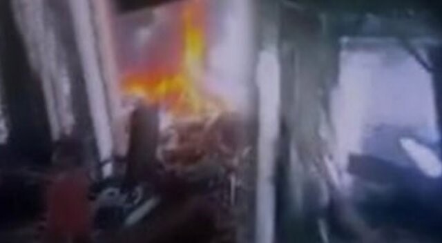 Elazığ&#039;daki patlamanın ardından bina içinden şok görüntüler