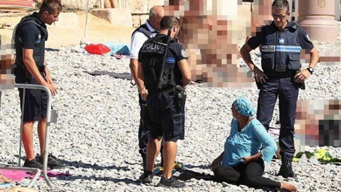 Fransız polisi haşema giyen kadına ceza kesti