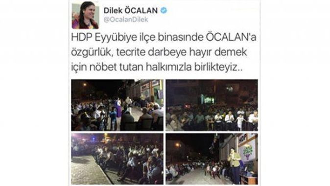 HDP Şanlıurfa&#039;da Öcalan nöbetinde