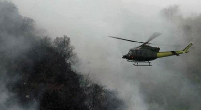 Nepal&#039;de helikopter kayboldu
