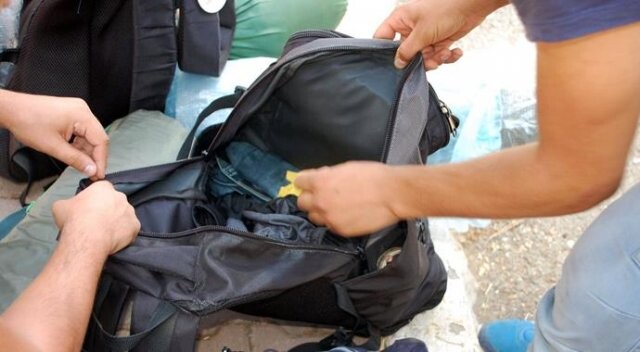 Sırt çantalı şüpheli şahıs polisi alarma geçirdi