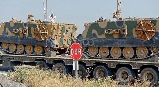 Suriye sınırına askeri sevkıyat devam ediyor