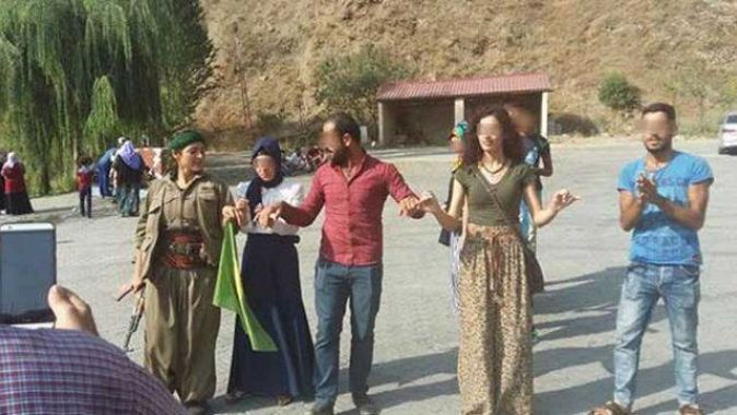 Yol kesen PKK’lılarla halay çeken üniversiteli gözaltına alındı