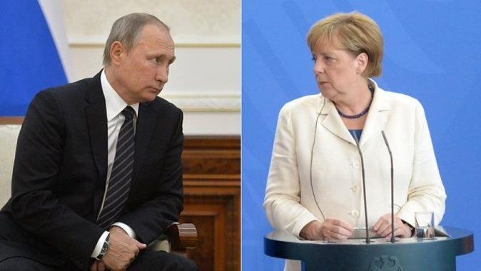 Putin ve Merkel telefonda görüştü