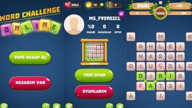 ‘Word Challenge Online’ Android ve iOS için yayınlandı