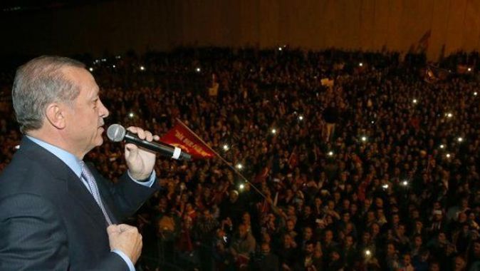 Cumhurbaşkanı Erdoğan Trabzon&#039;da halka seslendi