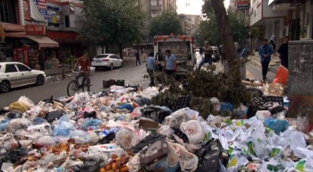Diyarbakır&#039;da çöpler toplanmaya başladı