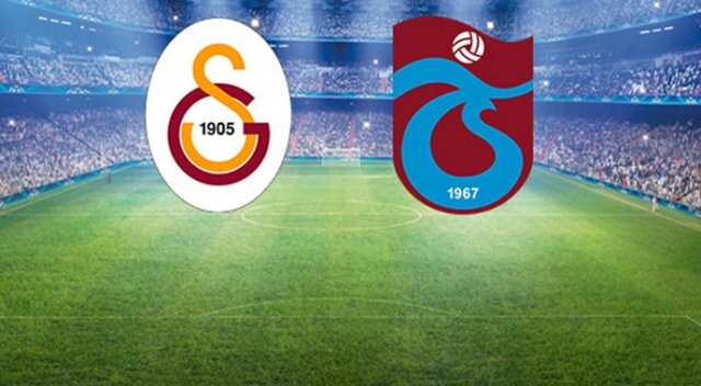 Galatasaray-Trabzonspor derbisinin İlk 11&#039;leri belli oldu