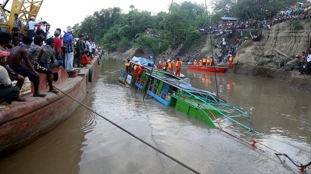 Myanmar&#039;daki feribot kazasında ölenlerin sayısı 72&#039;ye çıktı