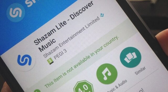 Shazam Lite sürümü Android için yayınlandı