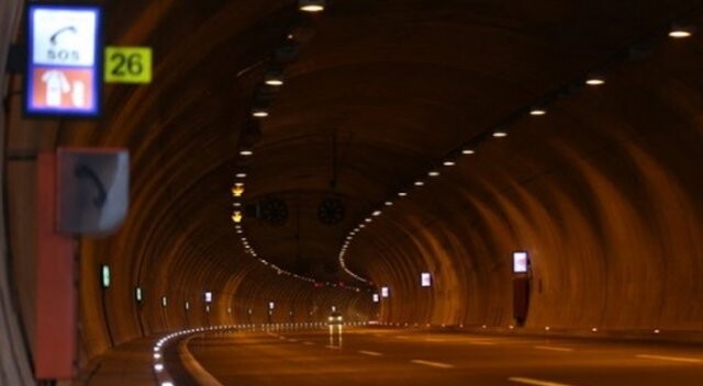 Türkiye’nin en uzun  otoyol tüneli hizmette