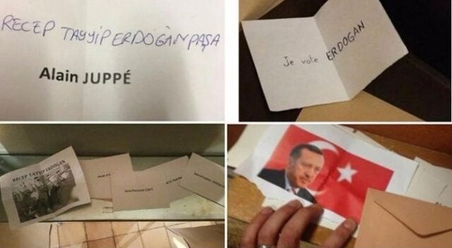&#039;Fransa seçimlerinde Erdoğan Cope&#039;yi geçti&#039;