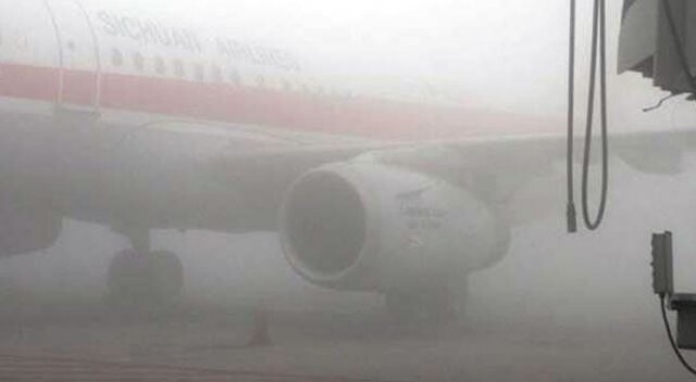 Çin’de hava kirliliği nedeniyle 10 bin yolcu havalimanında mahsur kaldı