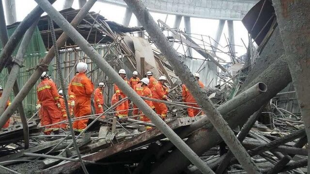 Çin&#039;de santral inşaatındaki göçükte ölü sayısı 74&#039;e yükseldi