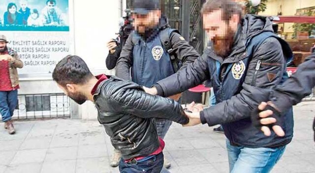 Firari cinayet zanlısı HDP protestosunda yakalandı
